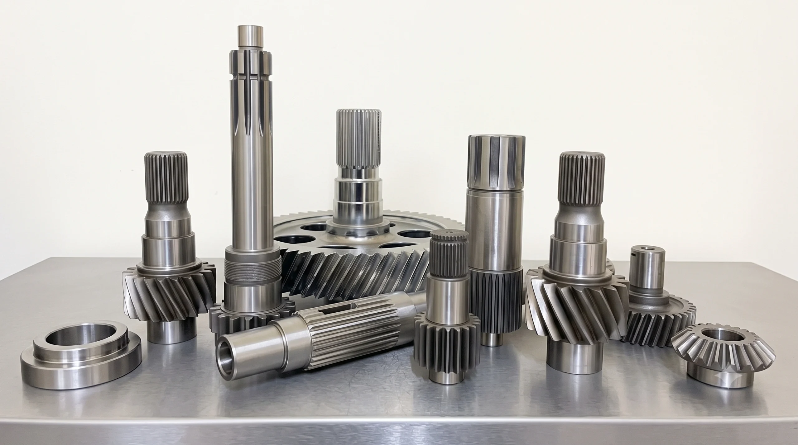 Bánh răng và trục truyền động động cơ ô tô gia công tiện phay CNC
