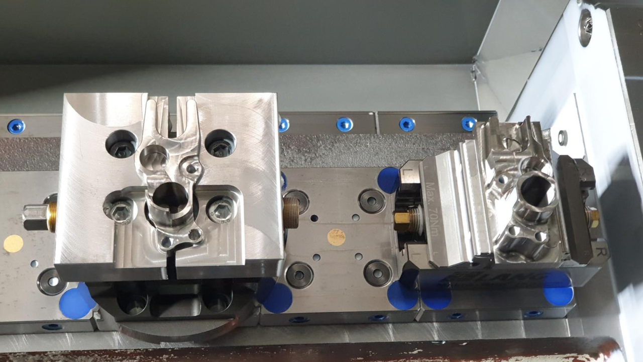 Bộ đồ gá Jig bằng Titan gia công phay CNC chính xác
