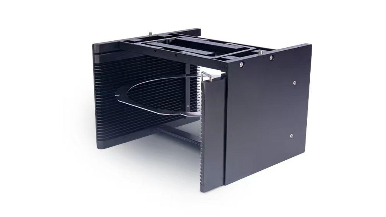 Bộ đồ gá Jig bằng nhôm Anodize đen gia công phay CNC ngành bán dẫn