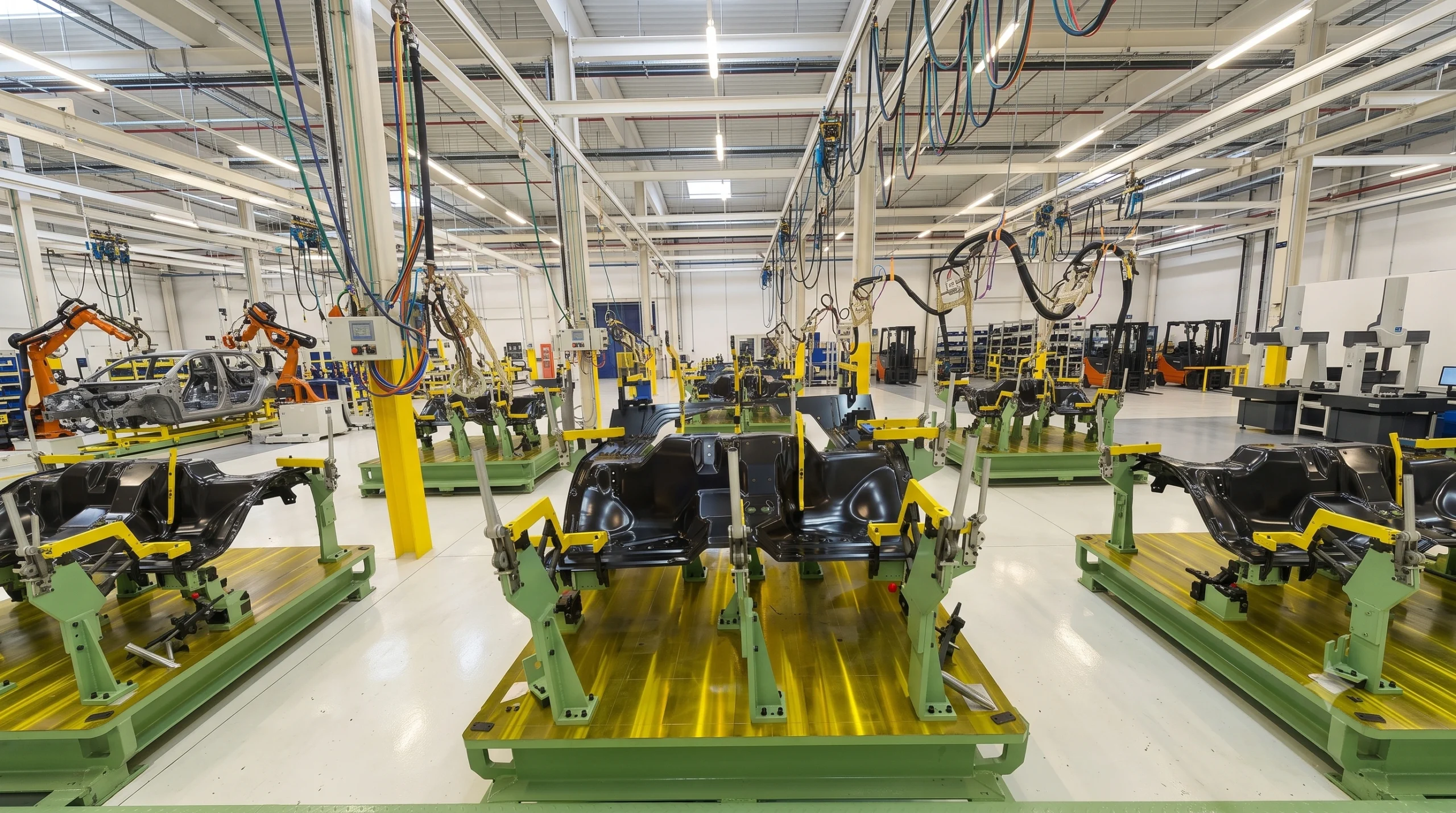 Bộ đồ gá Jig hàn Robot khung xe ô tô gia công phay CNC chính xác