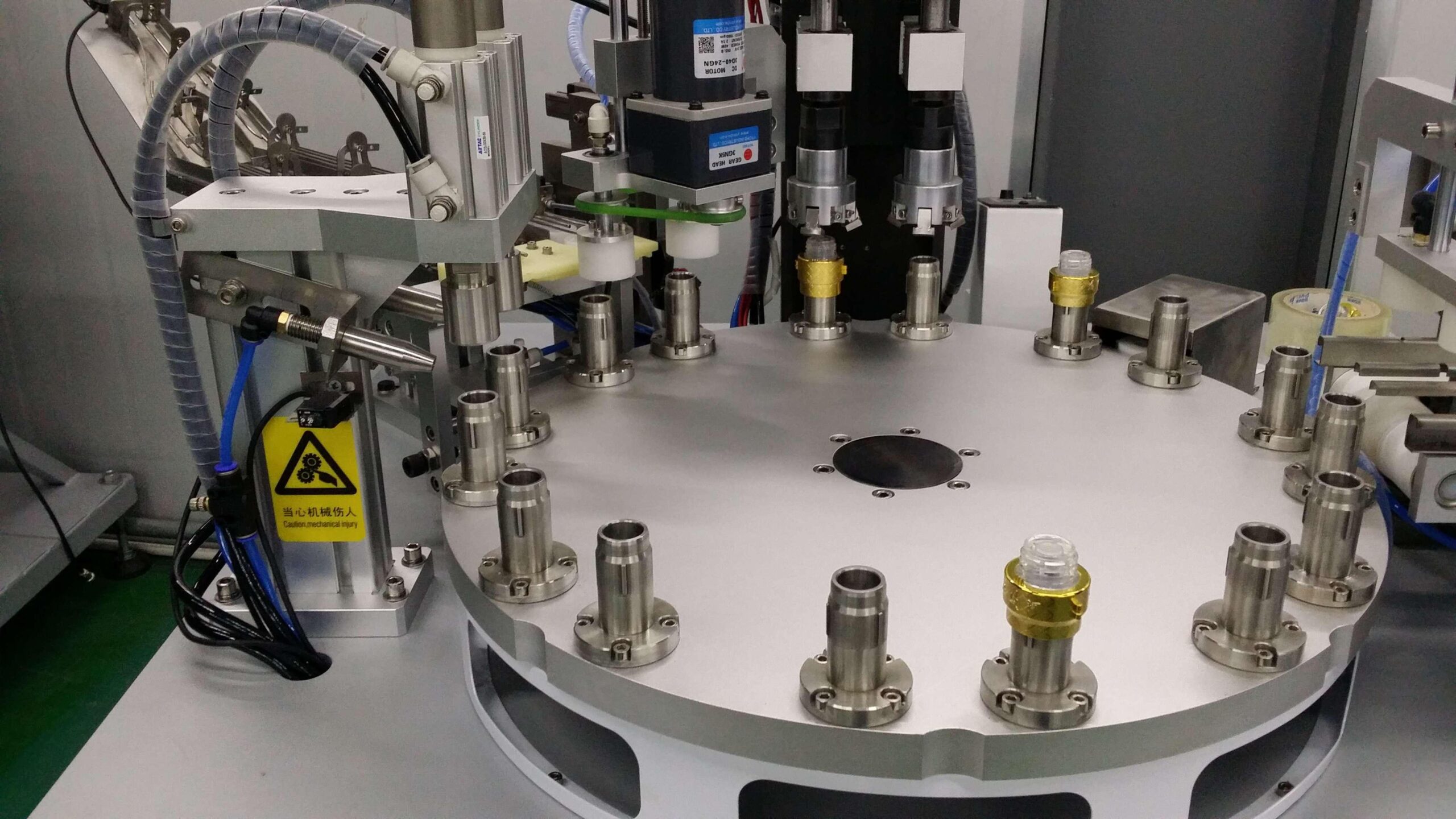 Bộ đồ gá Jig kẹp nắp chai lọ tự động gia công phay CNC bằng nhôm