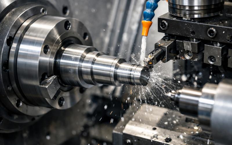 Gia công tiện CNC trục inox 304 bề mặt bóng mịn
