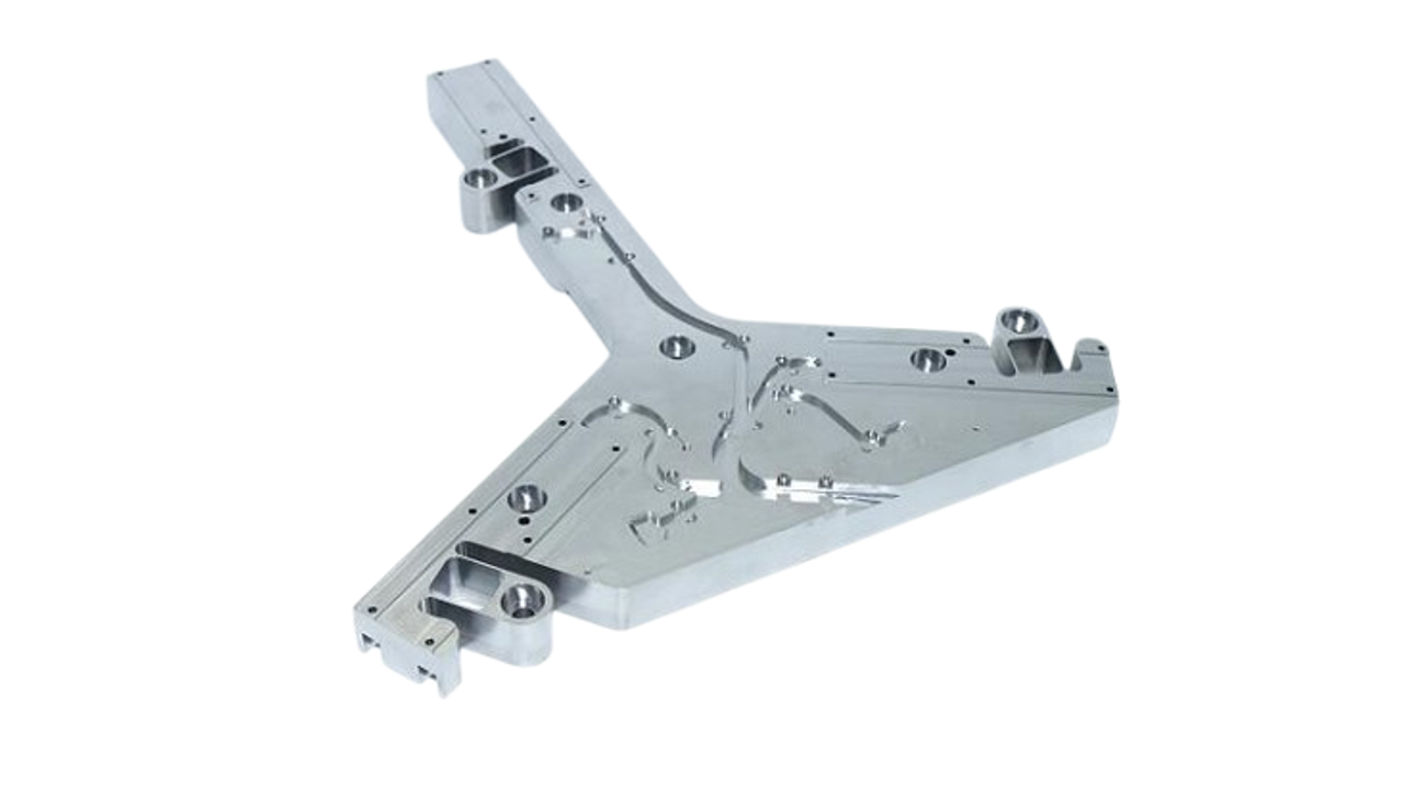 Khung bệ gá máy bằng Titan gia công phay CNC chính xác
