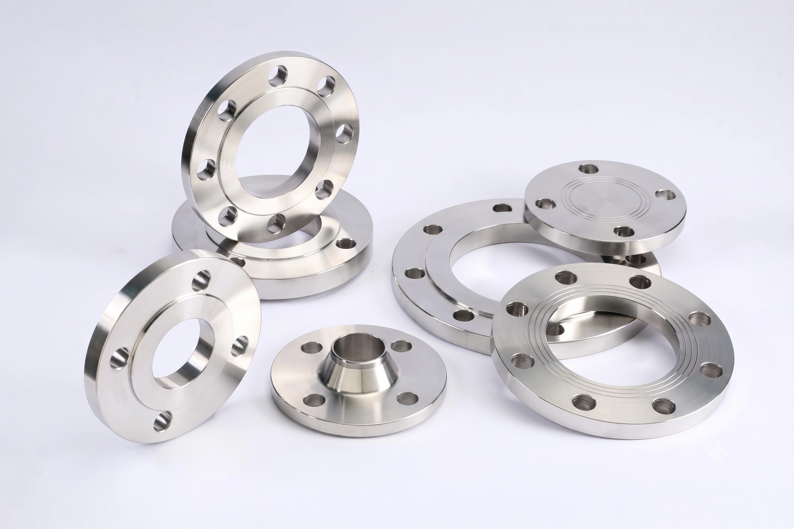Mặt bích inox 304 gia công phay tiện CNC chuẩn xác