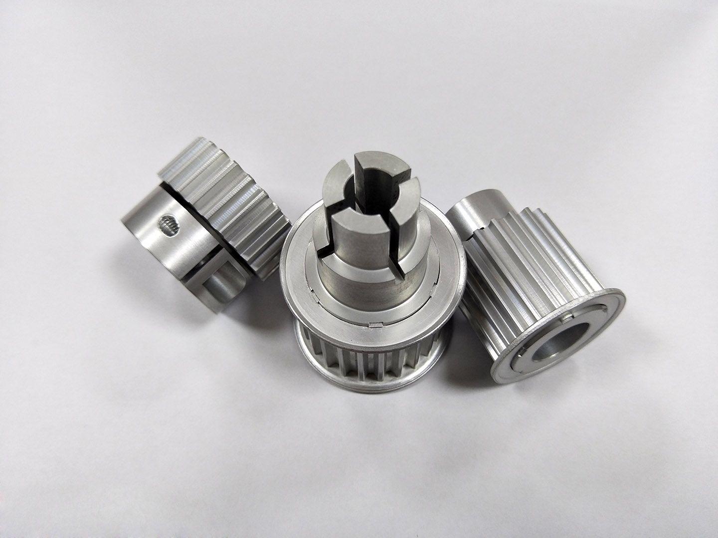 Puly răng bánh răng máy thêu vi tính gia công phay CNC chính xác