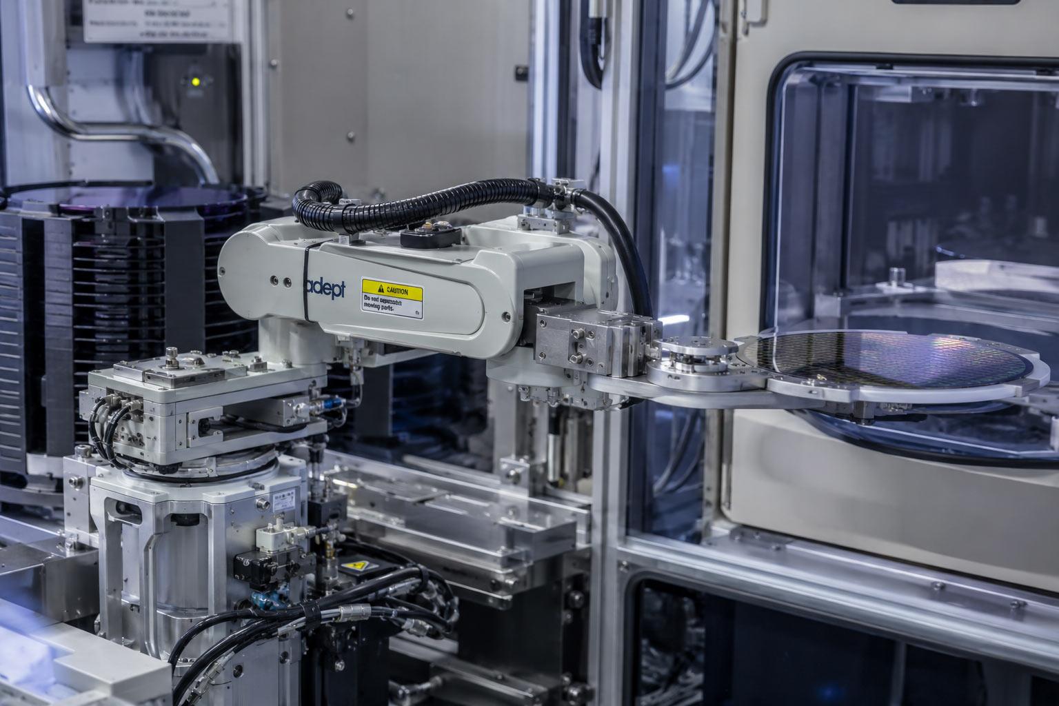 Tay gắp robot Wafer bằng nhựa PEEK ESD gia công phay CNC
