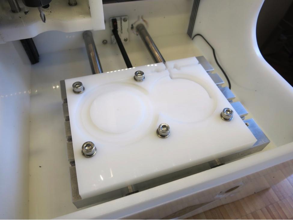 Thớt nhựa PE gia công phay CNC sạch bavia cho ngành thực phẩm